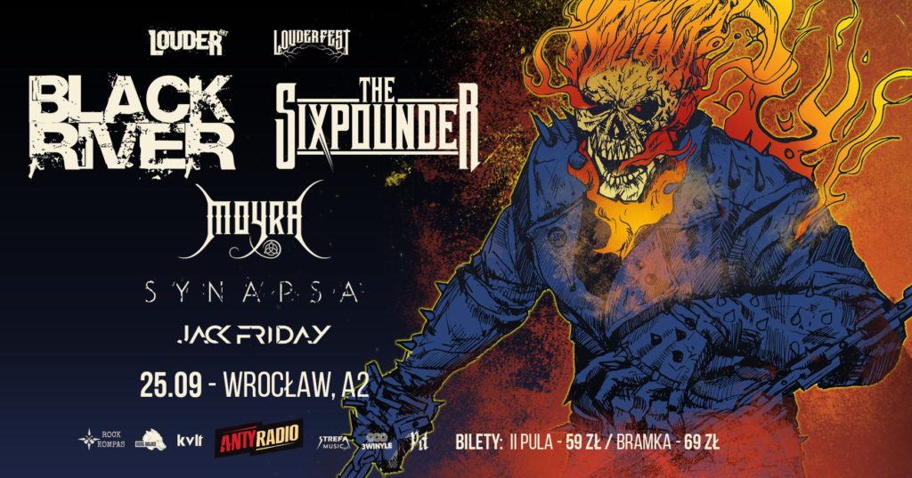 Koncert Deadpoint, The Sixpounder i Black River 26-09 - Louder Fest